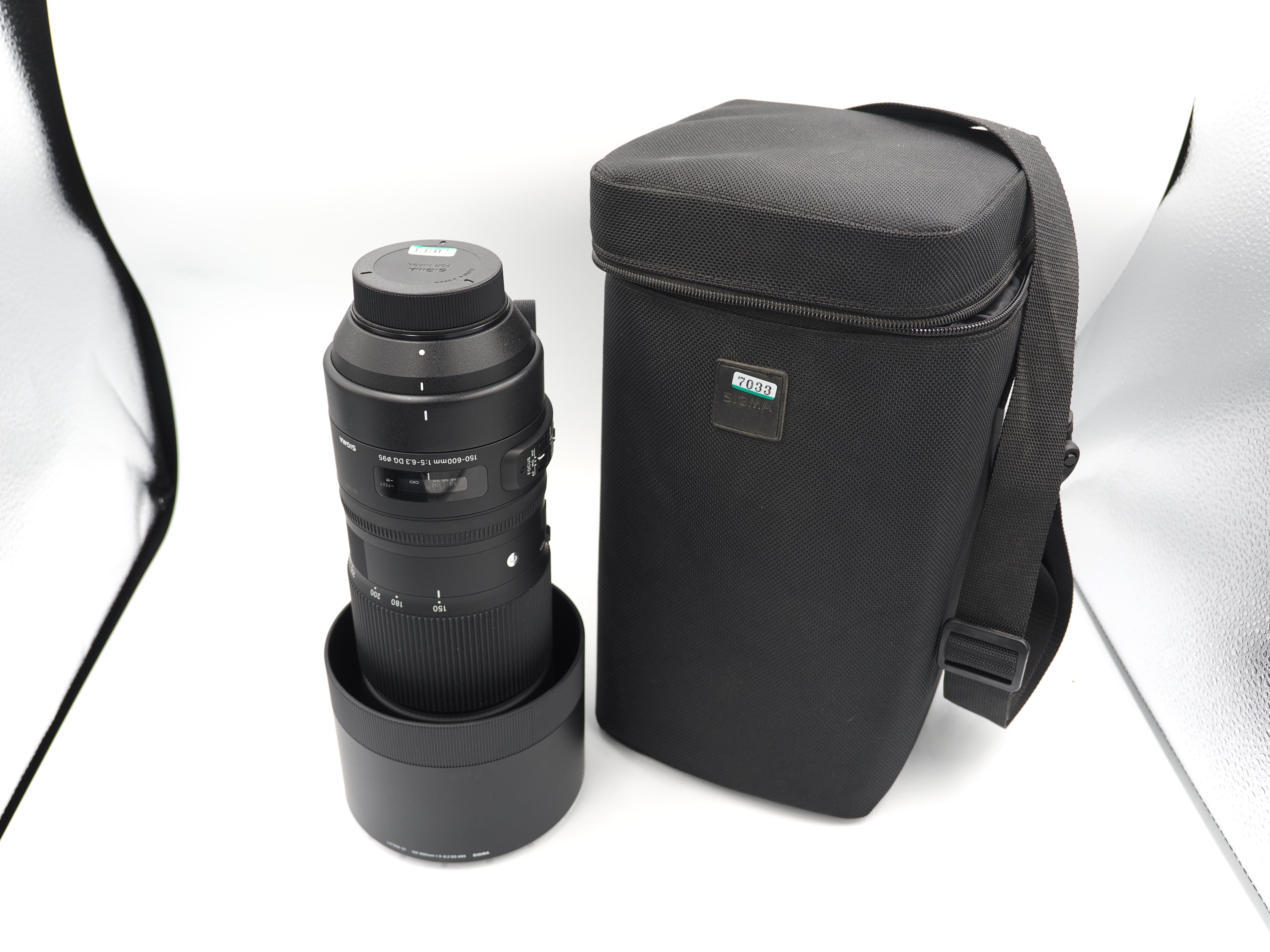 Used Sigma 150-600mm f/5-6.3 DG for Nikon F #7033