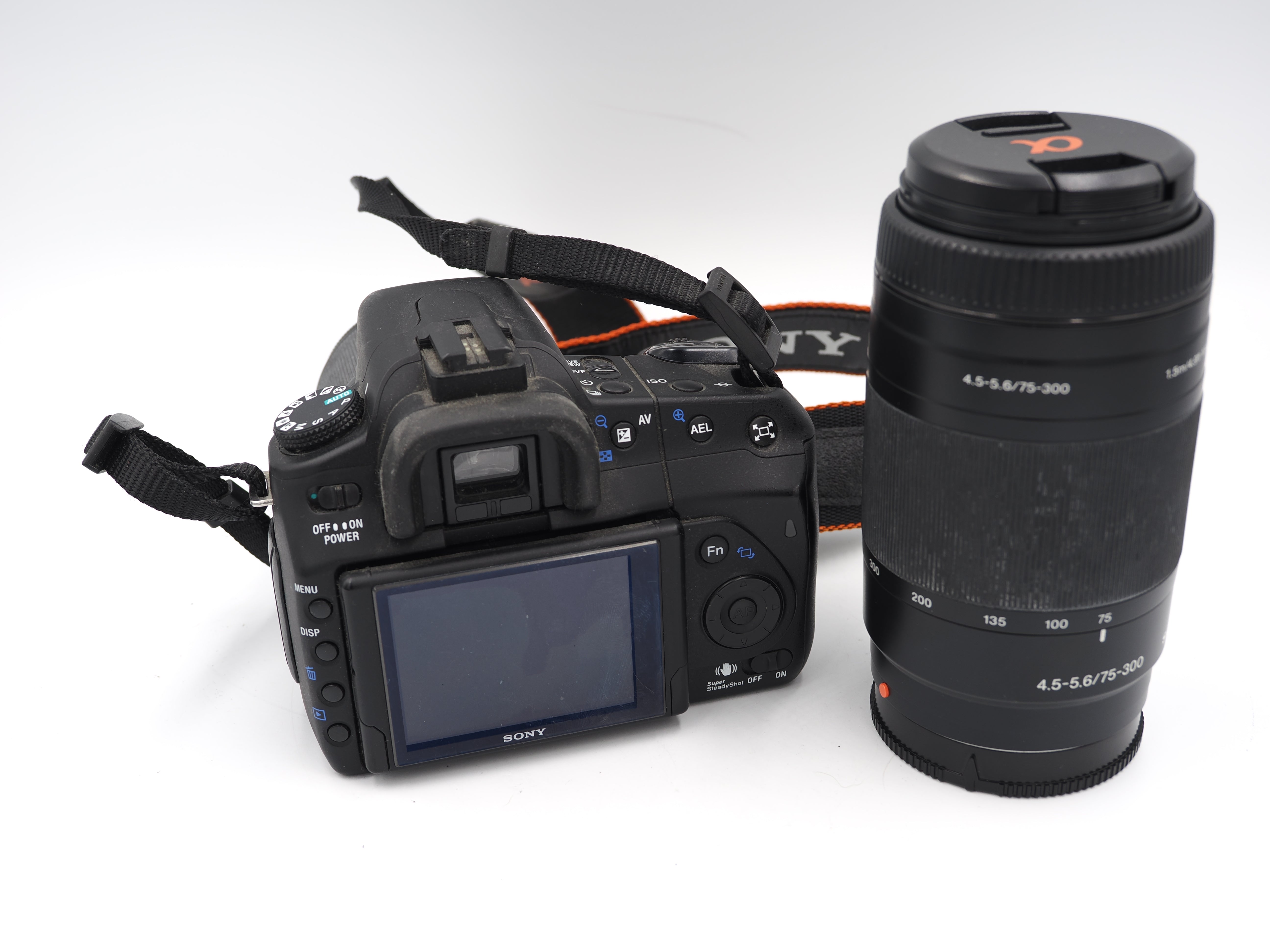 Used Sony A300 Two Lens Kit w/ 75-300mm and 18-70mm #7037