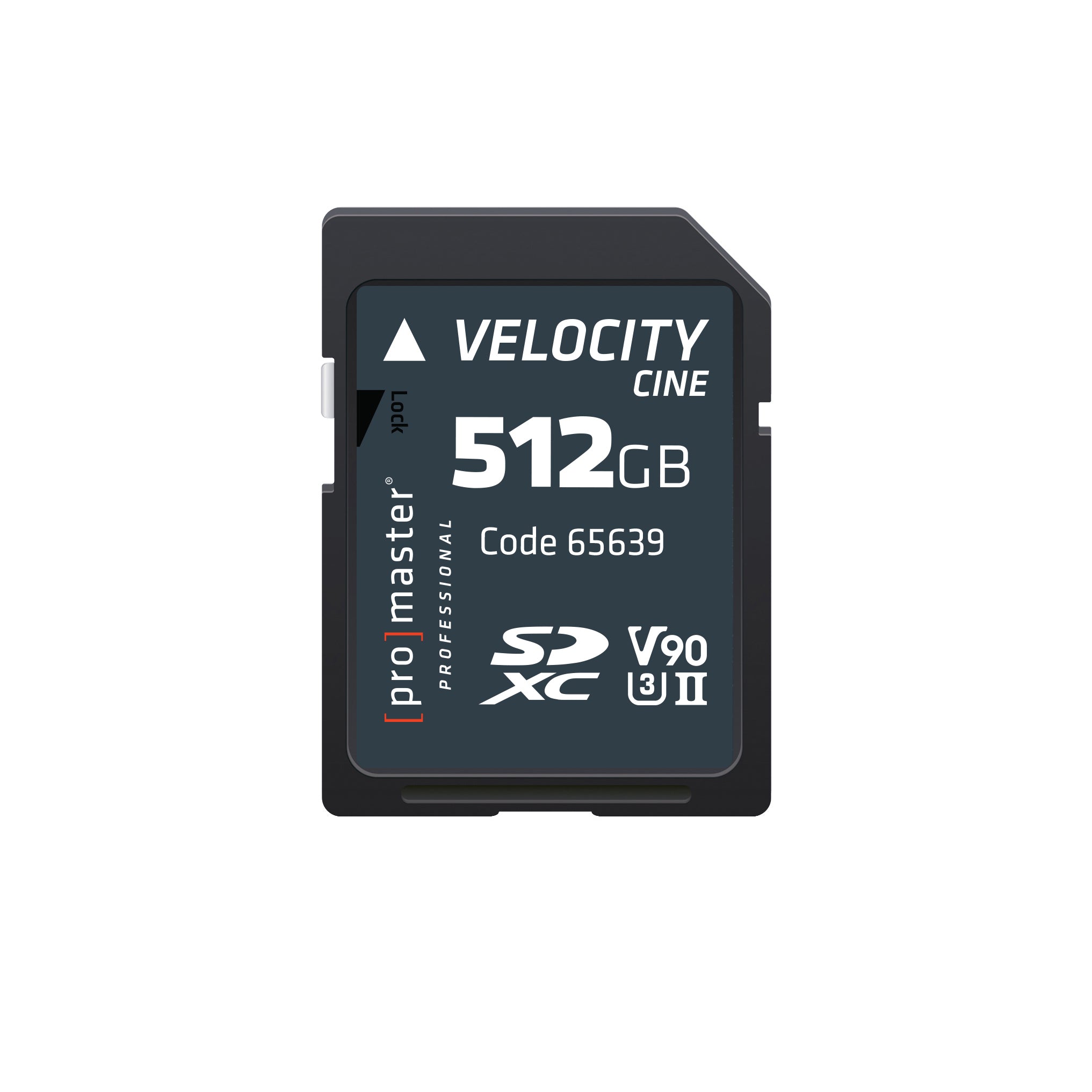 ProMaster Velocity CINE 512GB SDXC Card