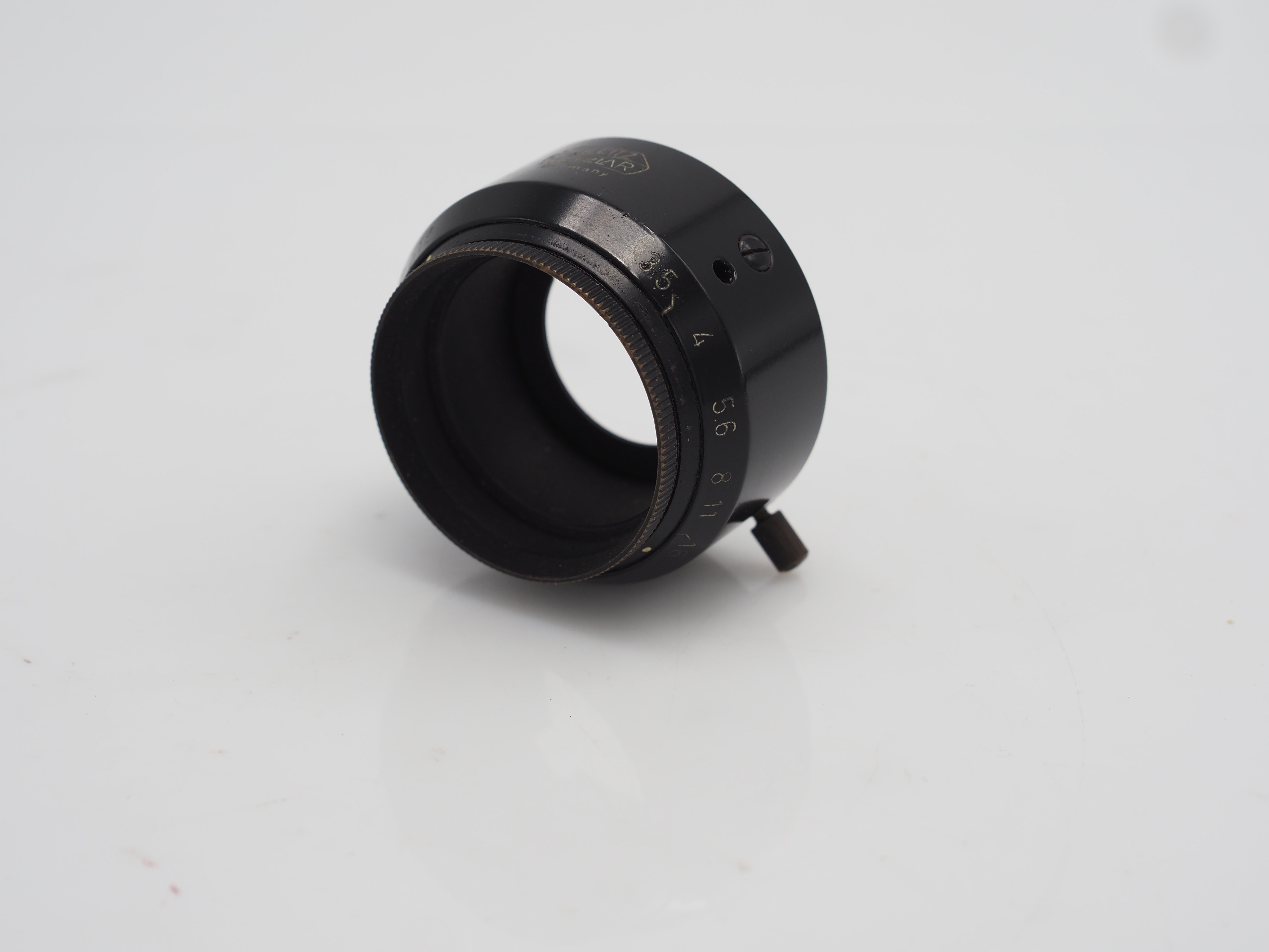 Used Leica Leitz Wetzlar VALOO Lens hood for Elmar 5cm f3.5 #6296mkg