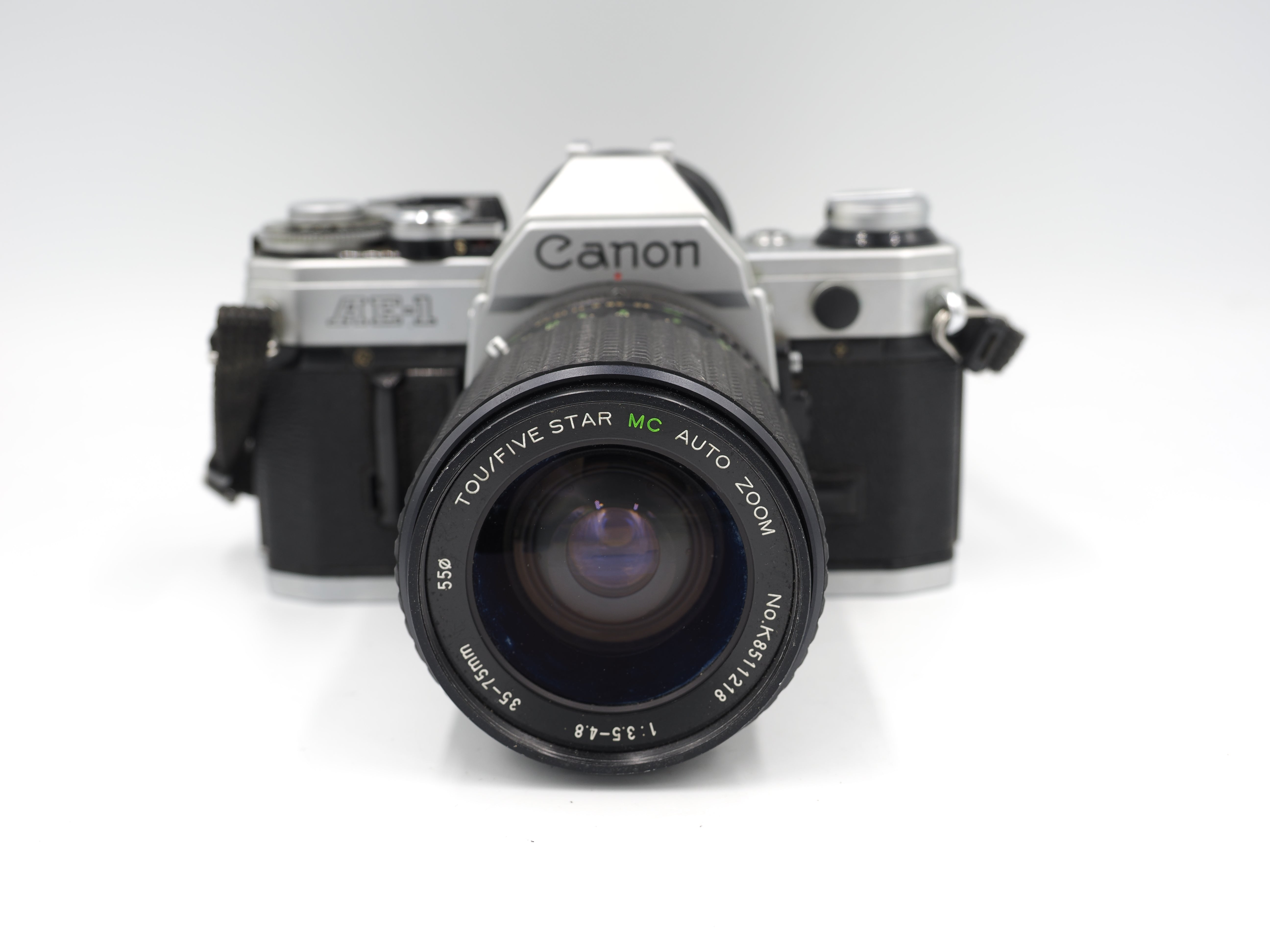 Used Canon AE-1 Chrome W/35-70mm Lens #6928
