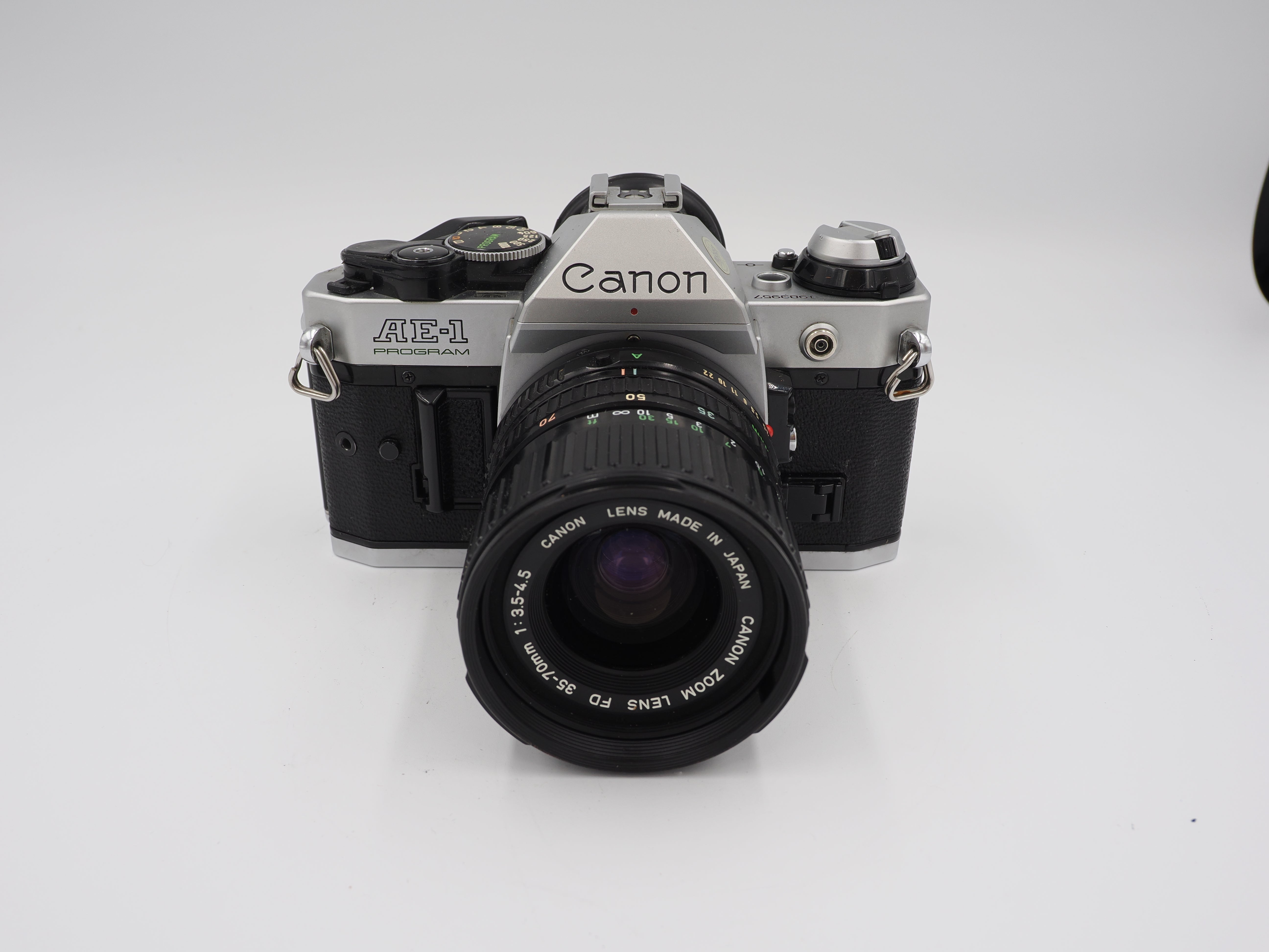 Used Canon AE-1 Program CLA'd with Canon 35-70mm lens #6714