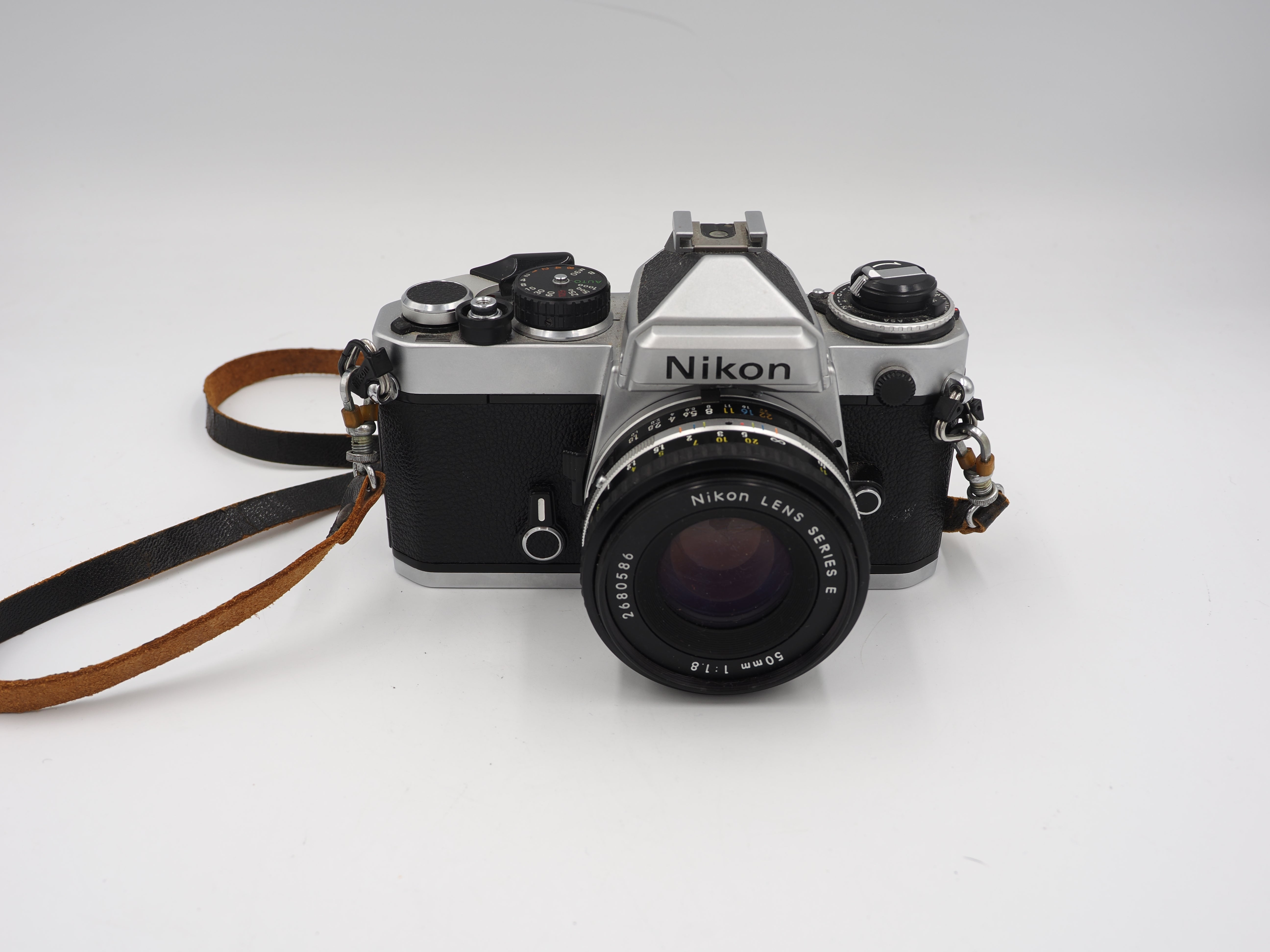 Used Nikon FE 35mm film camera with 50mm Lens #7059