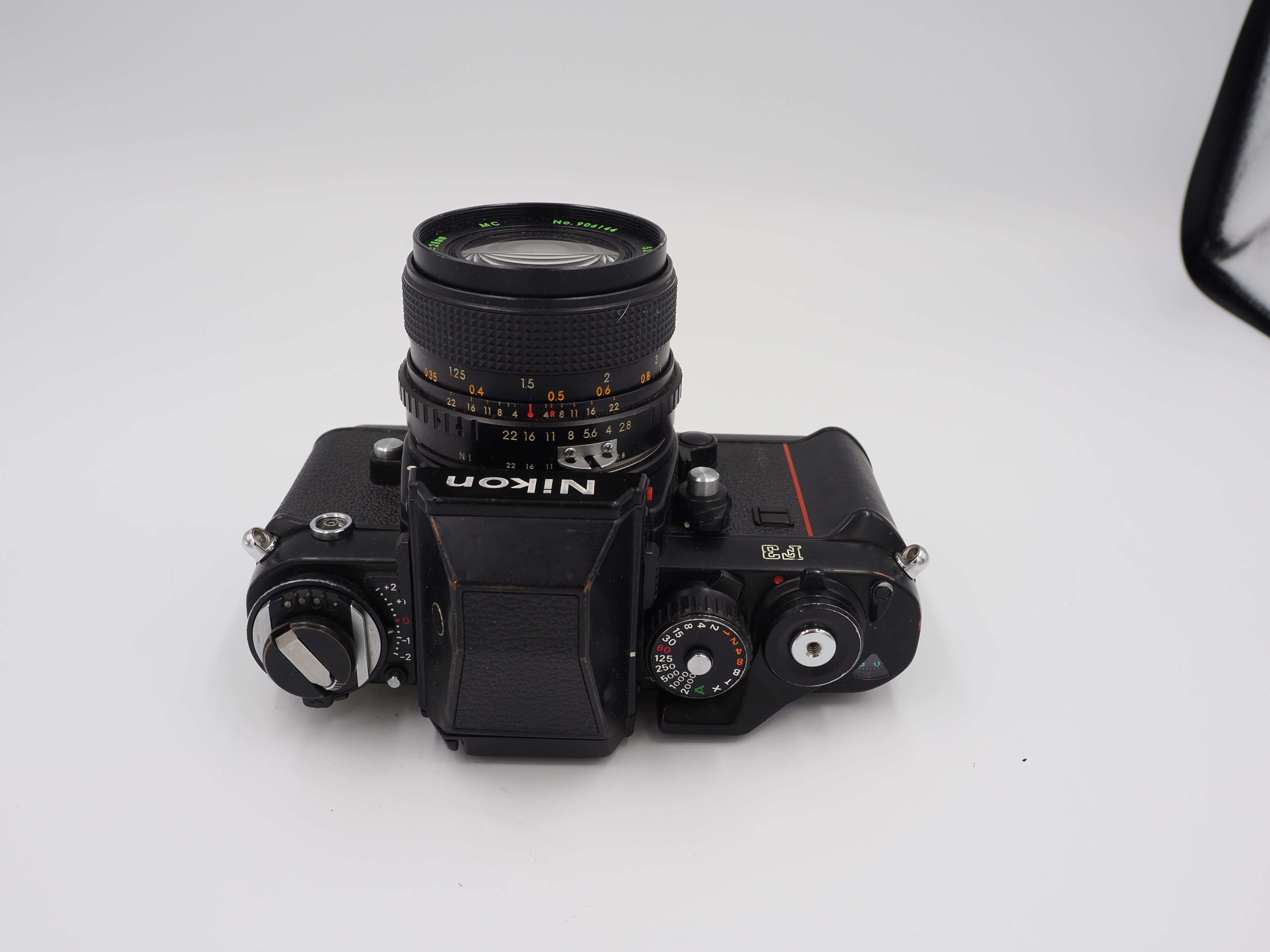 Used Nikon F3 Black with Quanraray 28mm f2.8 MC lens #6711