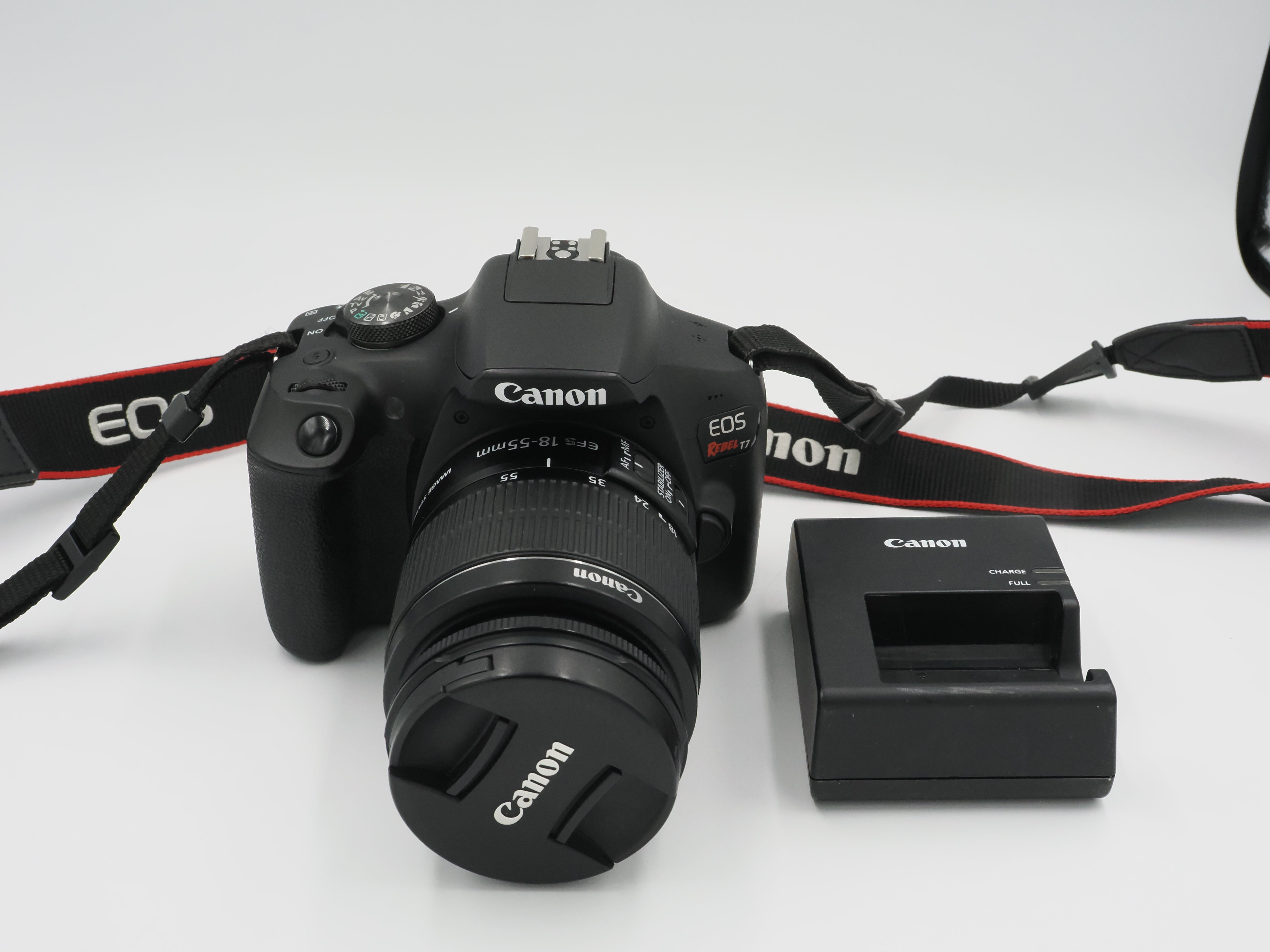 Used Canon Rebel T7 Camera Body with 18-55mm lens #6740