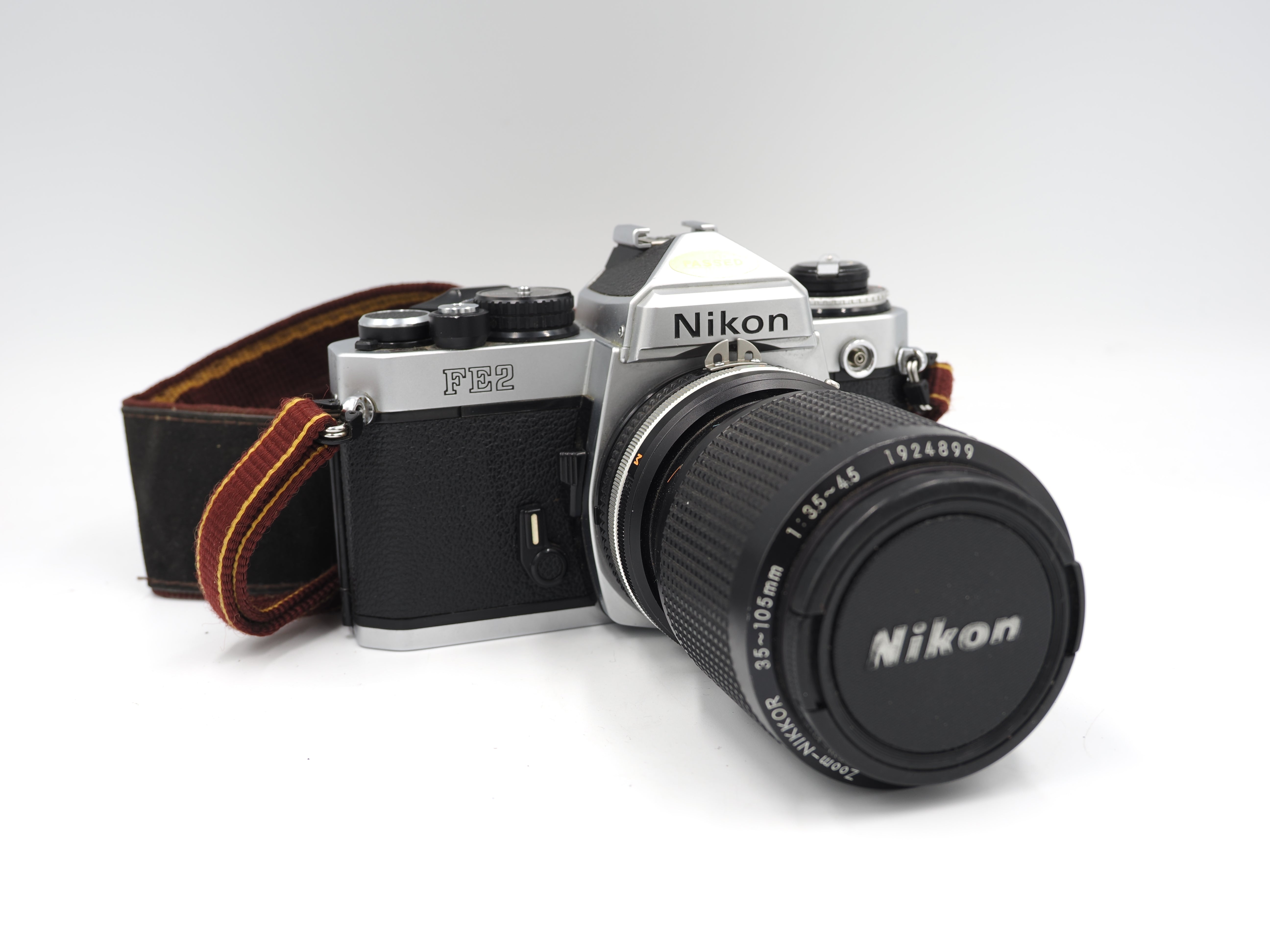 Used Nikon FE2 Tested w/35-105mm Lens #6931