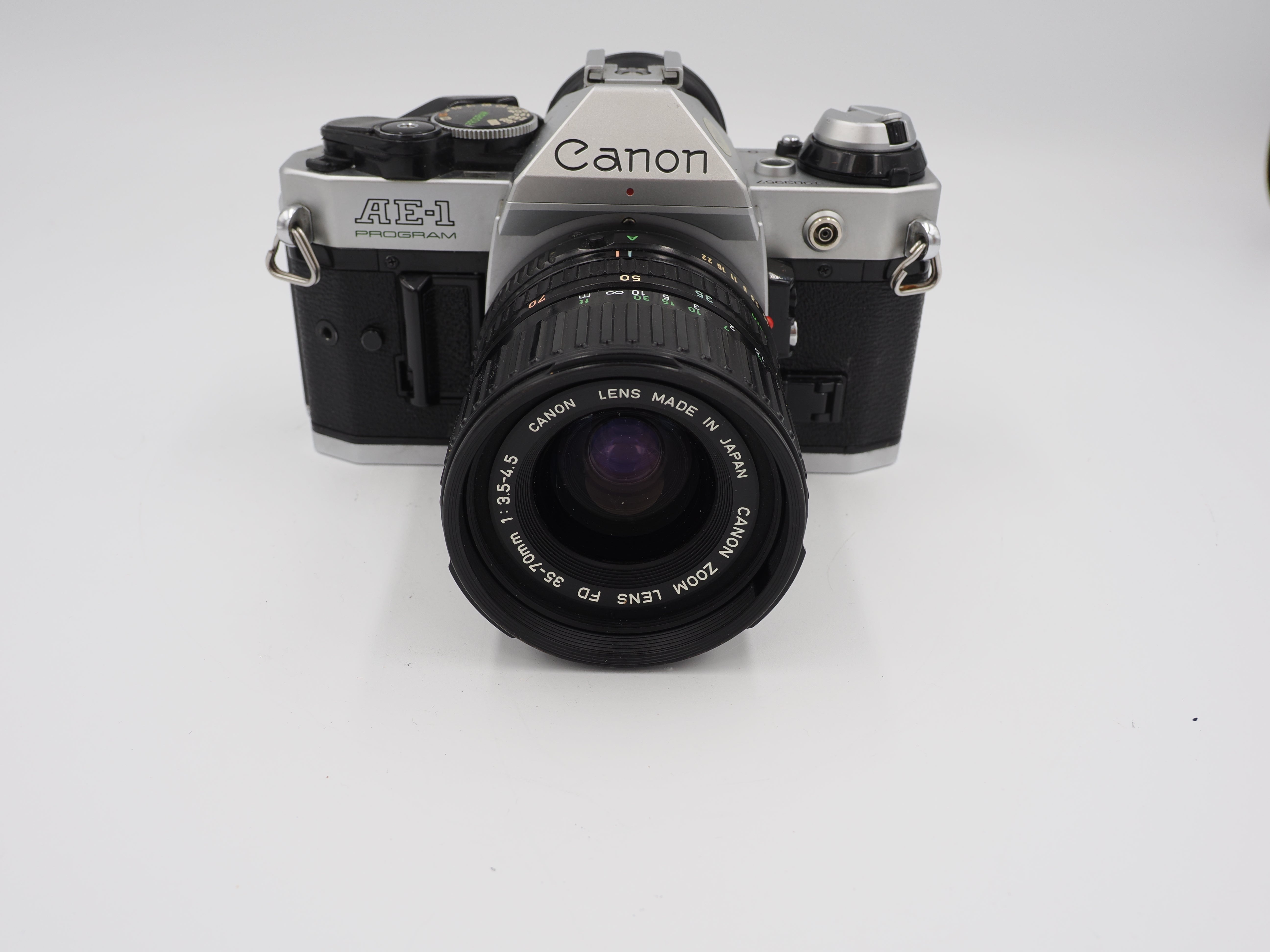 Used Canon AE-1 Program CLA'd with Canon 35-70mm lens #6714