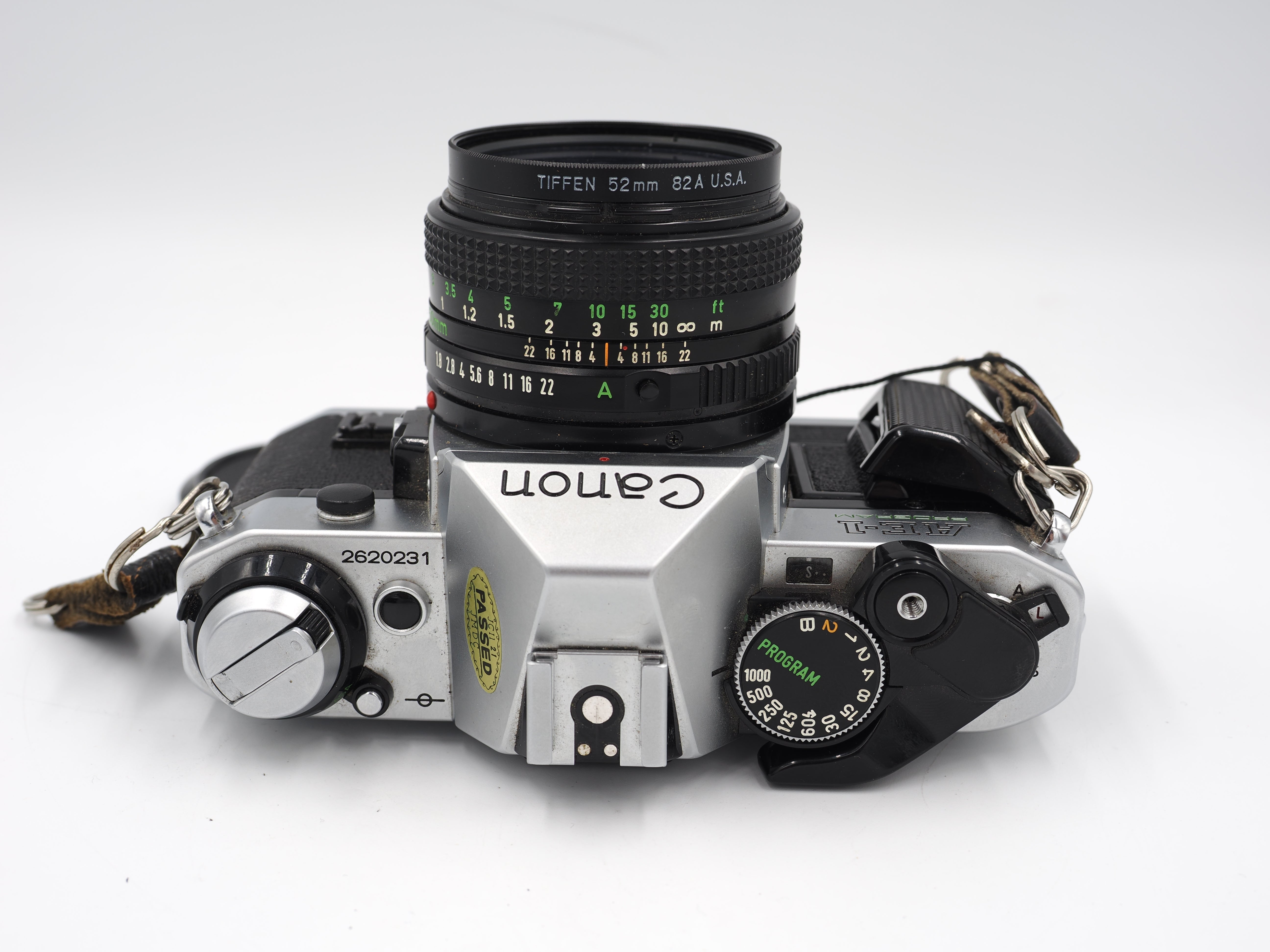 Used Canon AE-1 Program with 50mm f1.8 FD Lens WORKING PERFECT #7041