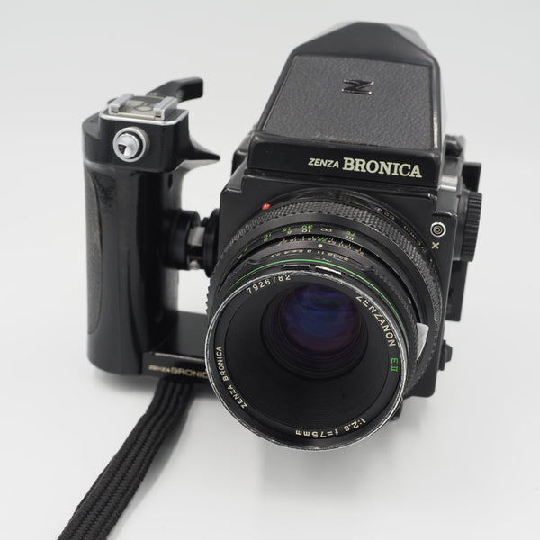 ZENZA BRONICA ETR S 中判カメラ 75mm F2.8 レンズ Bronica ZENZANON EII 75mm f/2.8(ブロニカ) - 中古カメラ