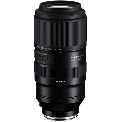 Tamron 50-400mm f/4.5-6.3 Di III VC VXD Lens