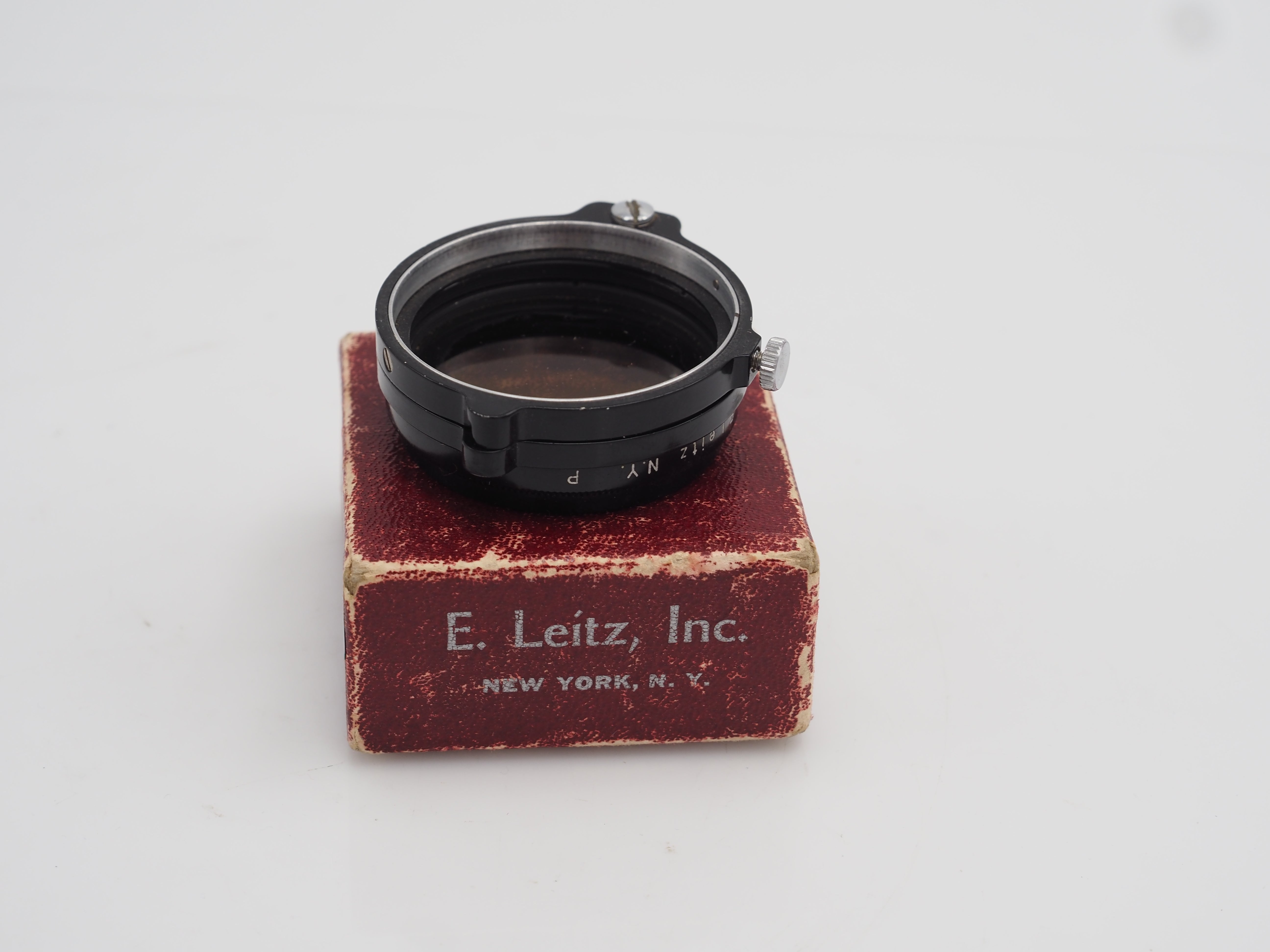 Used Leica Leitz New York P Filter original box #6256mkg